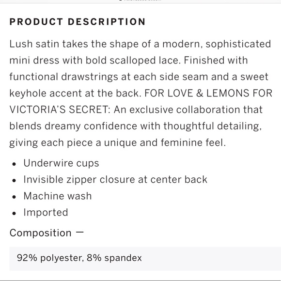 NWT For Love And Lemons Frankie Mini Dress - Picture 8 of 8